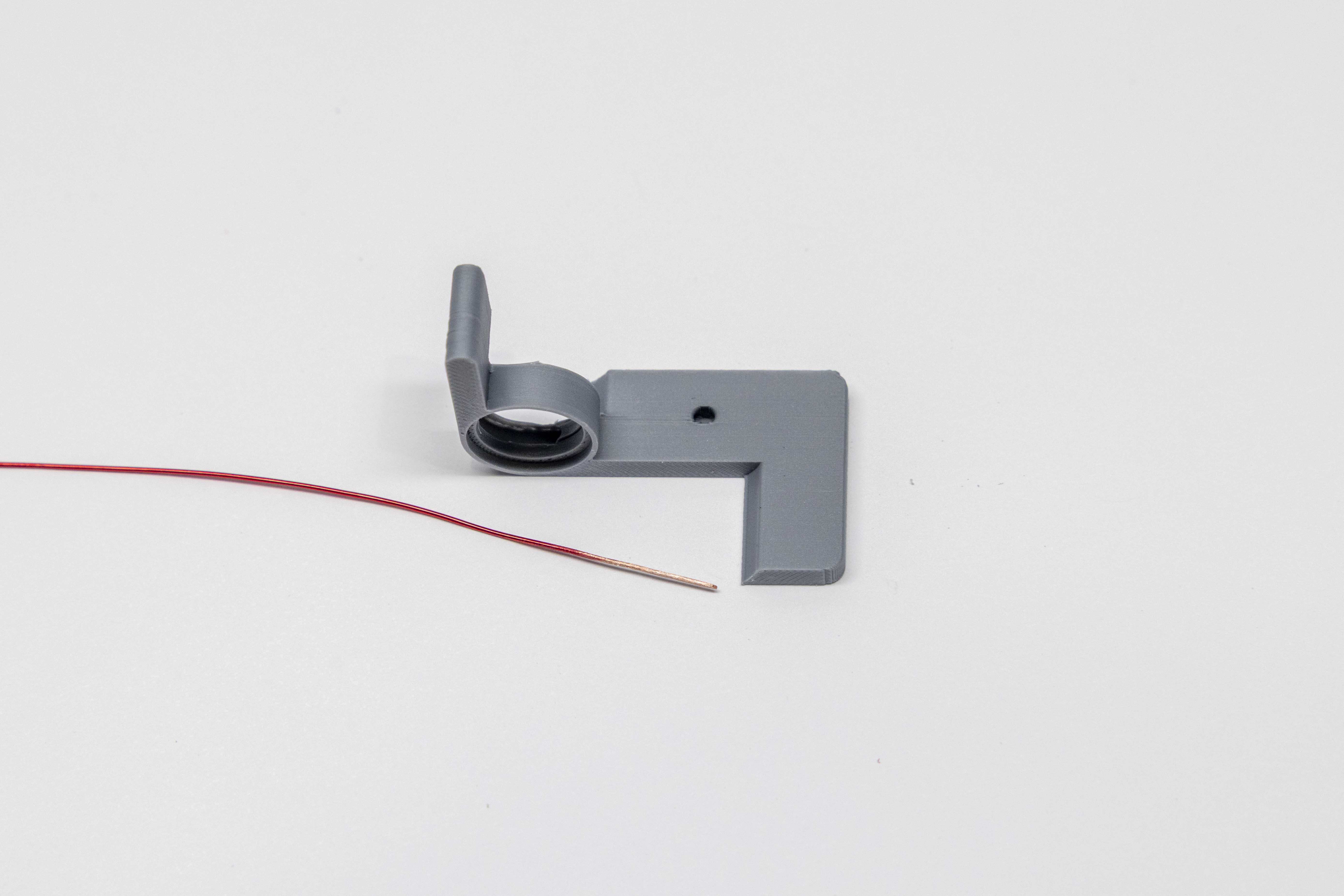 Magnet wire ends scuffed to bare copper